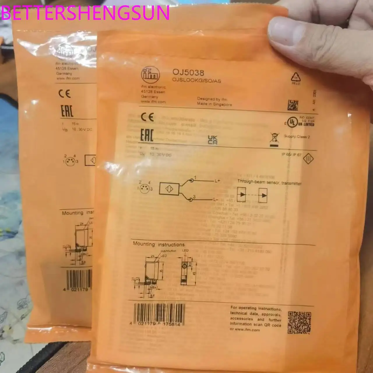

O6H309 O6H300 O6H301 O6H302 O6H305 sensor