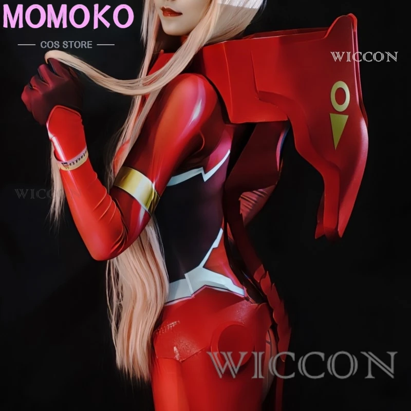 

Anime 02 Cosplay Prop DARLING In FRANXX Zero Two Cosplay Props Cab Helmet 02 Sexy Leather Lingeries