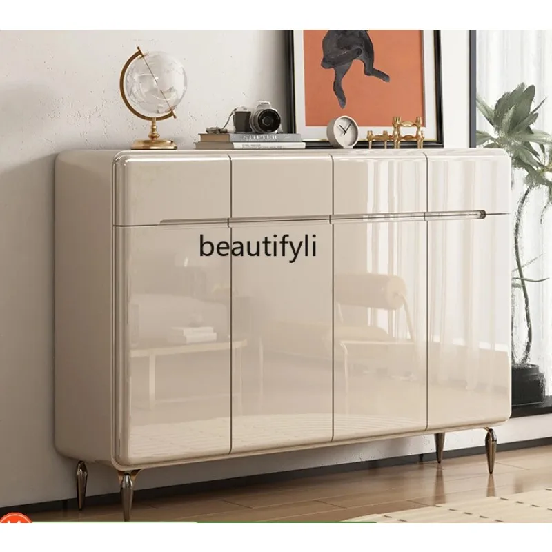 

Home Shoe Cabinet Home Doorway Simple Modern Light Luxury Indoor Entrance Living Room Entrance Cabinet Paint