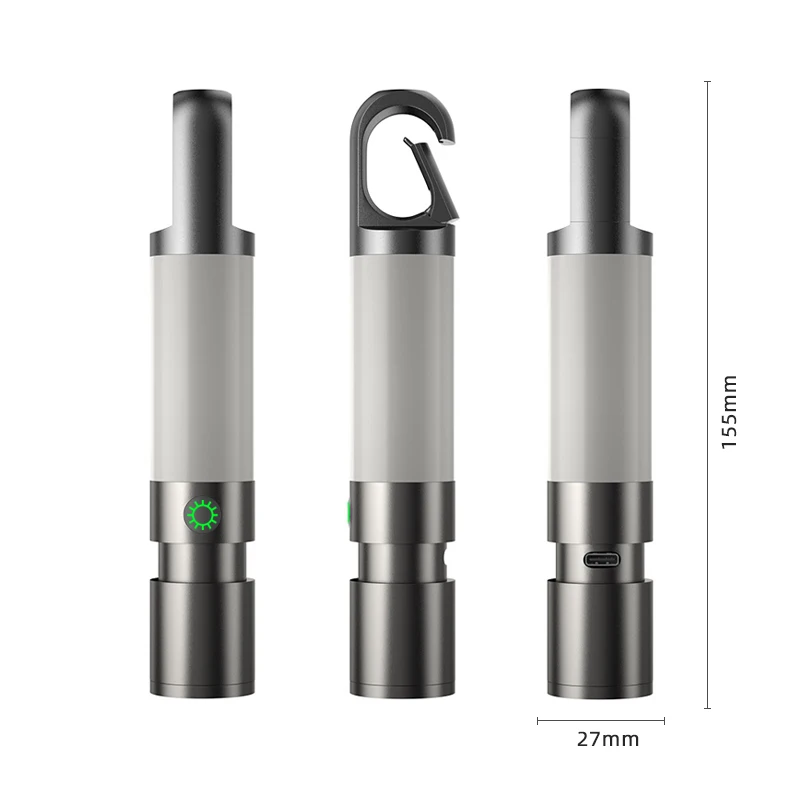 COBA-Lampe de poche de camping aste multifonctionnelle, n'aime télescopique, absorption magnétique, lampe de poche longue portée injuste