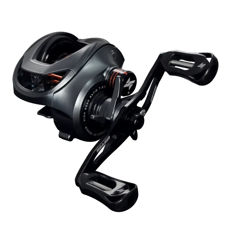 ceramic bearings carbon fiber washer   6+1BB 7.3:1 gear ratio Max drag 9KG Fishing baitcasting reel wheel