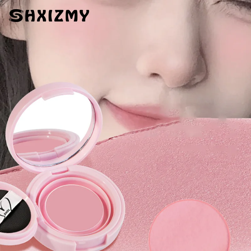 Air Cushion Blusher Face Blusher Matte Natural Cheek Tint Brighten Face Waterproof Face Contouring Cosmetics Blush Powder