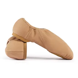 2024 Soft Soled Elastic Cloth Dance Shoes Plus Size Stretch Soft Soles Jazz Dance Shoes Kids Girl Classical Training Shoes Women