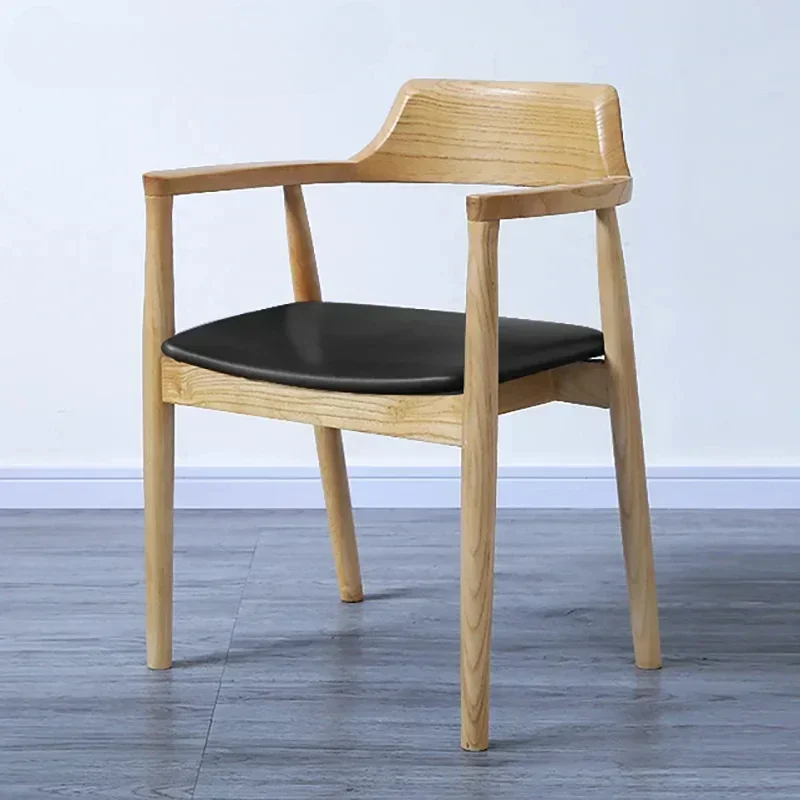 Sillas para Bodas, Muebles para Sala de Estar, Silla de Café, Silla de Jardín de Plástico y Cuero, Silla de Comedor, Silla Nórdica Antigua Vintage, Silla de Comedor