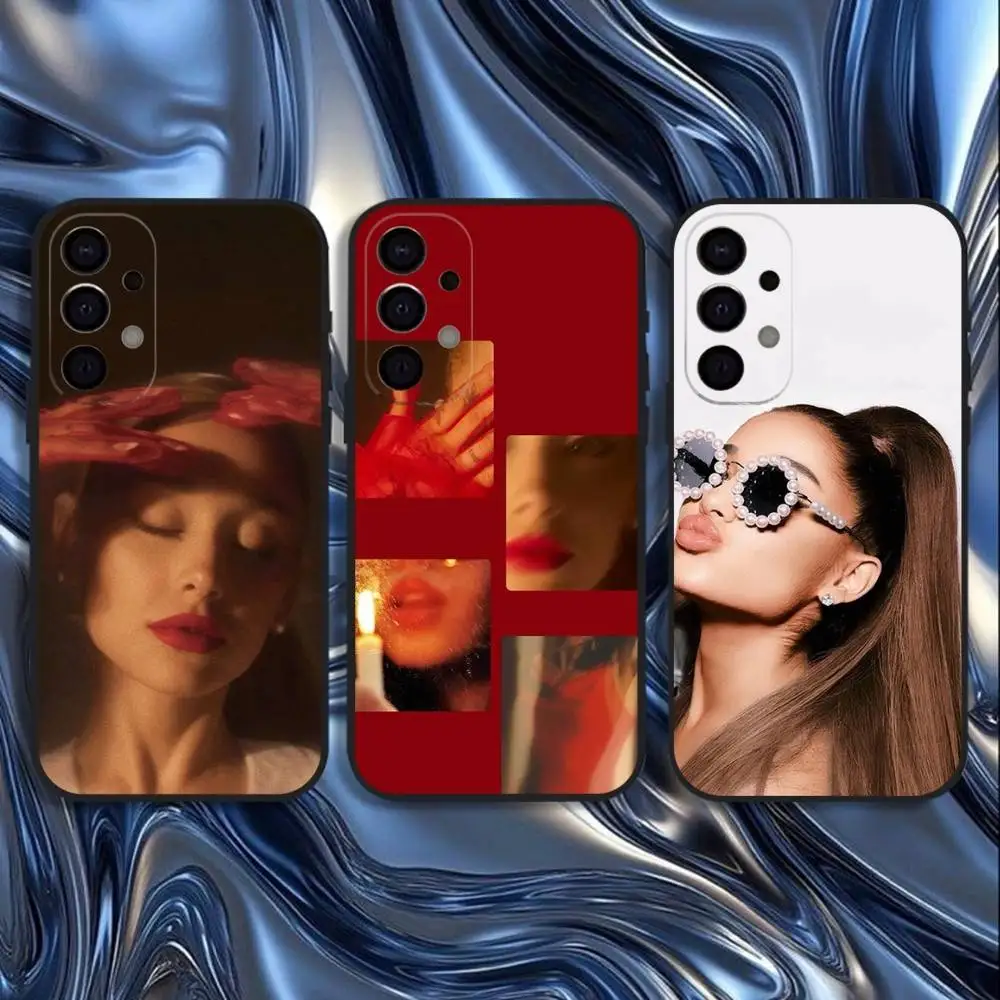 

Singer A-Ariana G-Grandes Phone Case For Samsung S25,S24,S21,S22,S23,S30,Ultra,S20,Plus,Fe,Lite,5G Black Cover