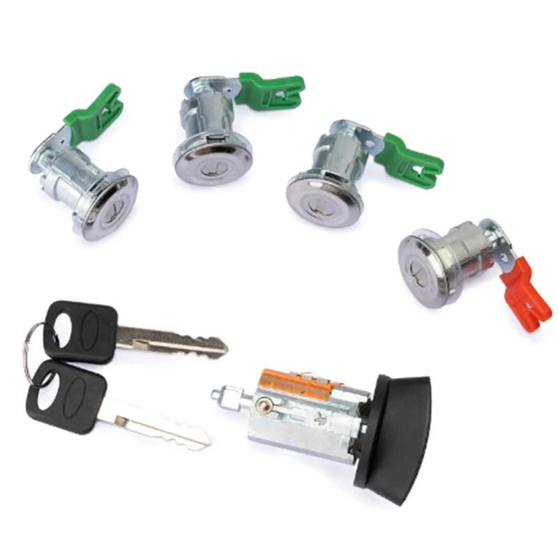 Suitable for Ford ignition lock and four door lock set 703369 LC6177 DL588 597638 Automobile interior component parts