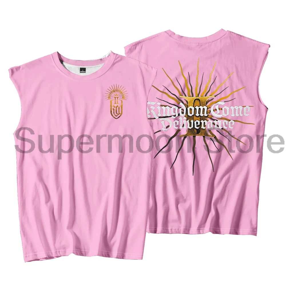 المملكة تعال Deliveryance II Game Merch تانك القمم الصيف بلا أكمام سترة رياضية للصالة الرياضية النساء الرجال Harajuku ملابس رياضية في الهواء الطلق