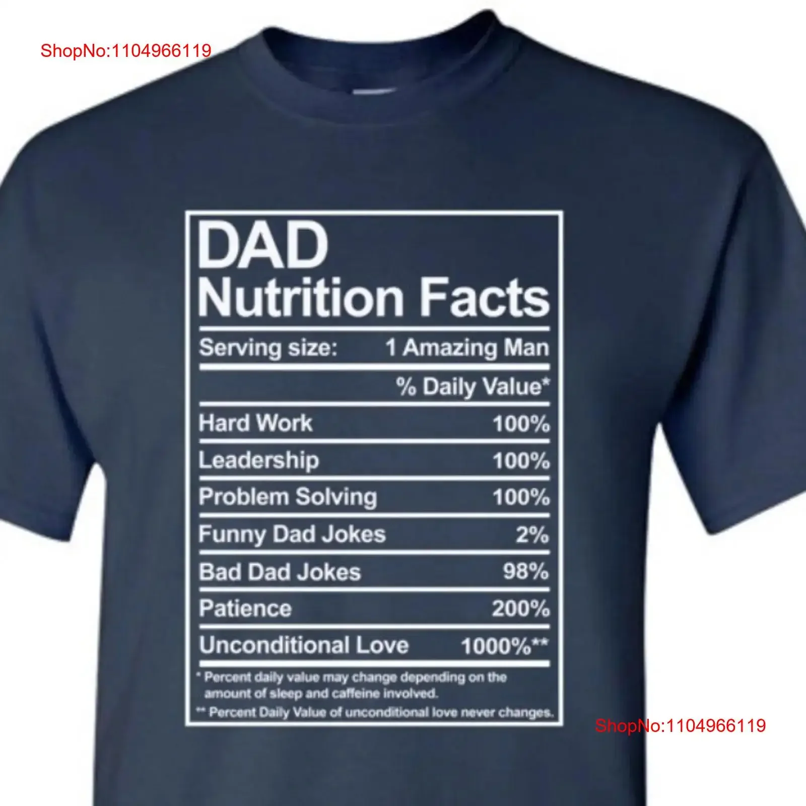 Dad Nutrition Facts… - image