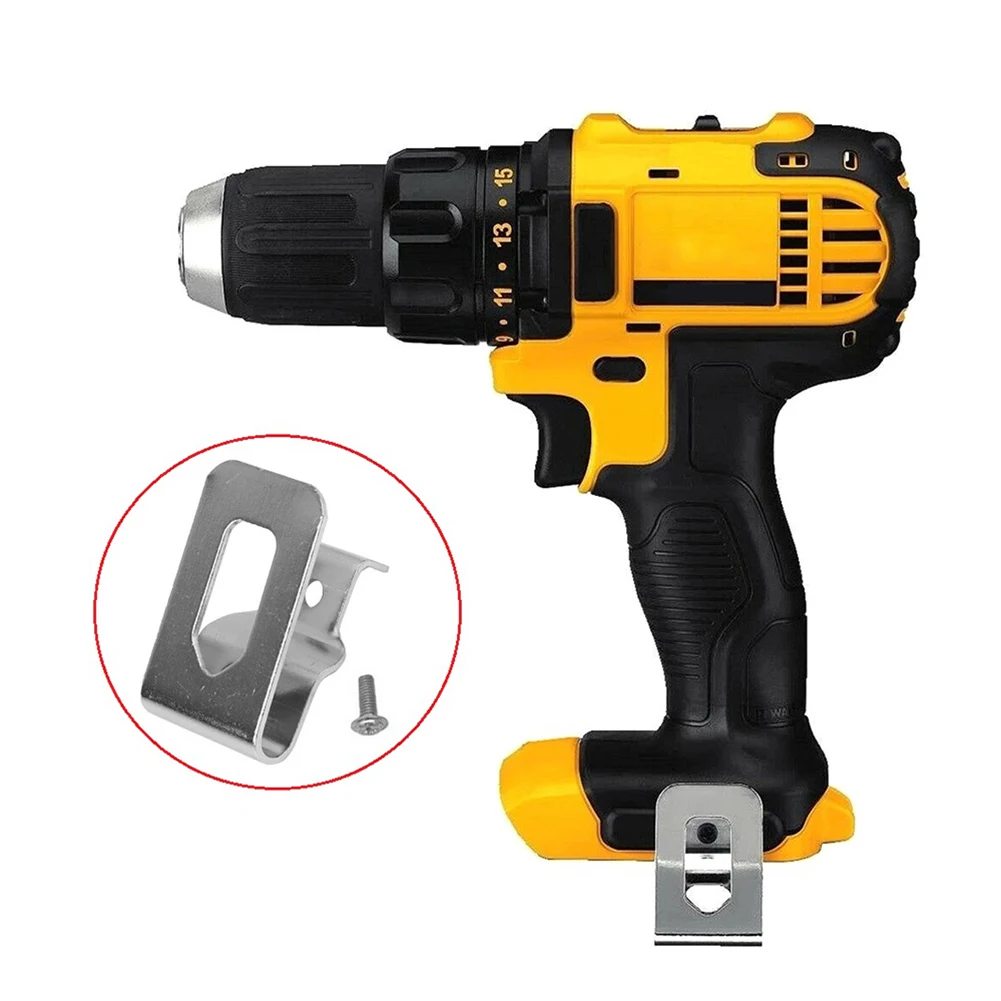 2pcs Electric Drill Belt Clip Hooks Replaces Part For DeWalts 18V 20V Drill Driver N268241/N169778/N086039/DCD980/DCD985/DCD780