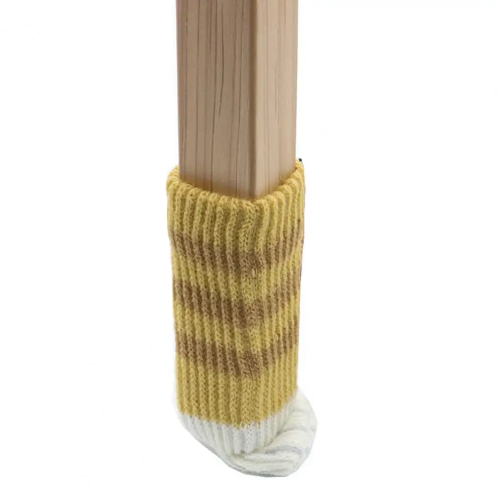 

Chair Foot Cover Anti-slip Chair Leg Cover Cat Paw Chair Leg Cover Knitting Furniture Feet Protectors for Hardwood Floors