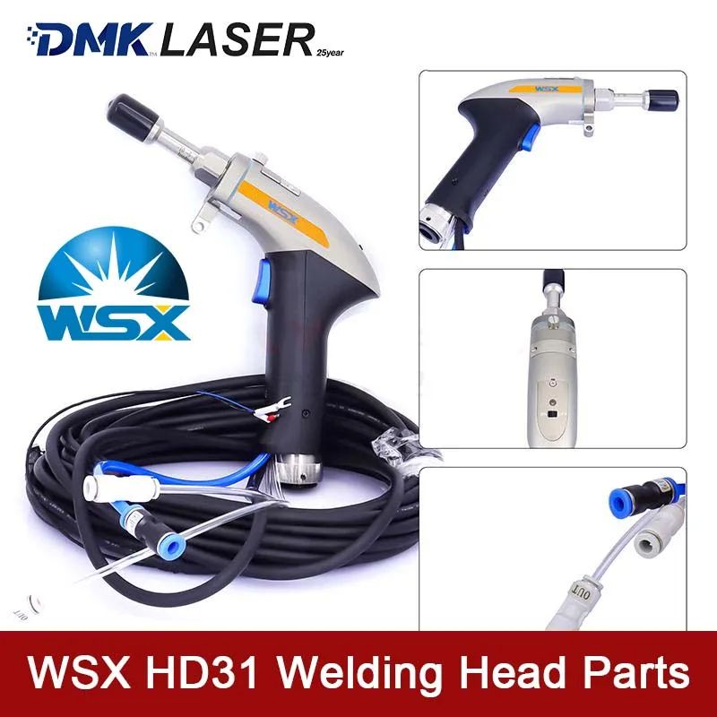 WSX HD31 Laser Welding Head Accessories 20*3 Protective Windows D16F60 D20F150 Focusing Lens Motor Reflector Feeding Wire Parts