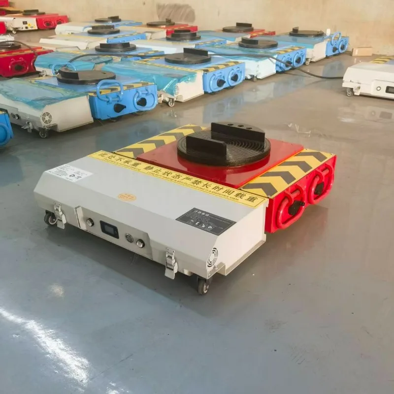 Battery Powered Load Moving Skates Remote Control Electric Transporter 20Ton 50Ton Roller Pallets Lifting Cart