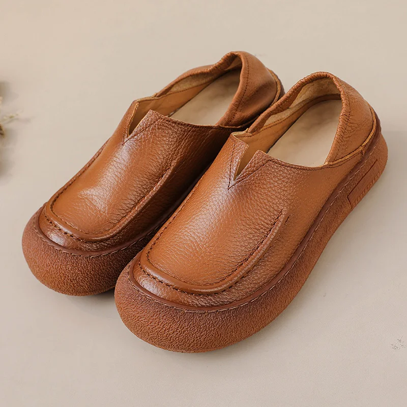 knee length dresses for ladies Wide Toe Box Brogue Style Oxford Shoes 38 / Coffee main image 1