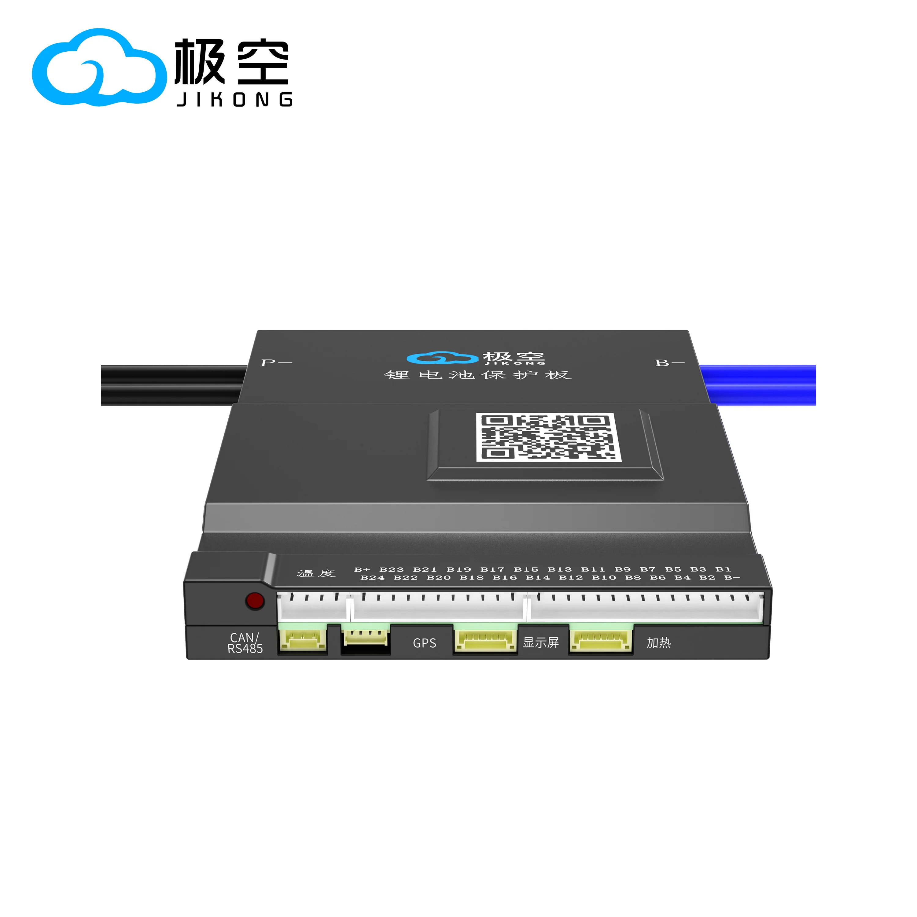 JIKONG JK BMS B2A24S20P 2A BALANCE CURRENT BMS 200A BT 36V 48V 60V Li-Ion 18650 Battery Lifepo4 Battery Storage Bluetooth Bms