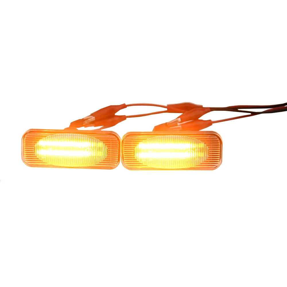 2 قطعة Led ديناميكية بدوره مصباح إشارة لأوبل أوميغا B Stufenheck قافلة متتابعة الوامض الجانب ماركر #1
