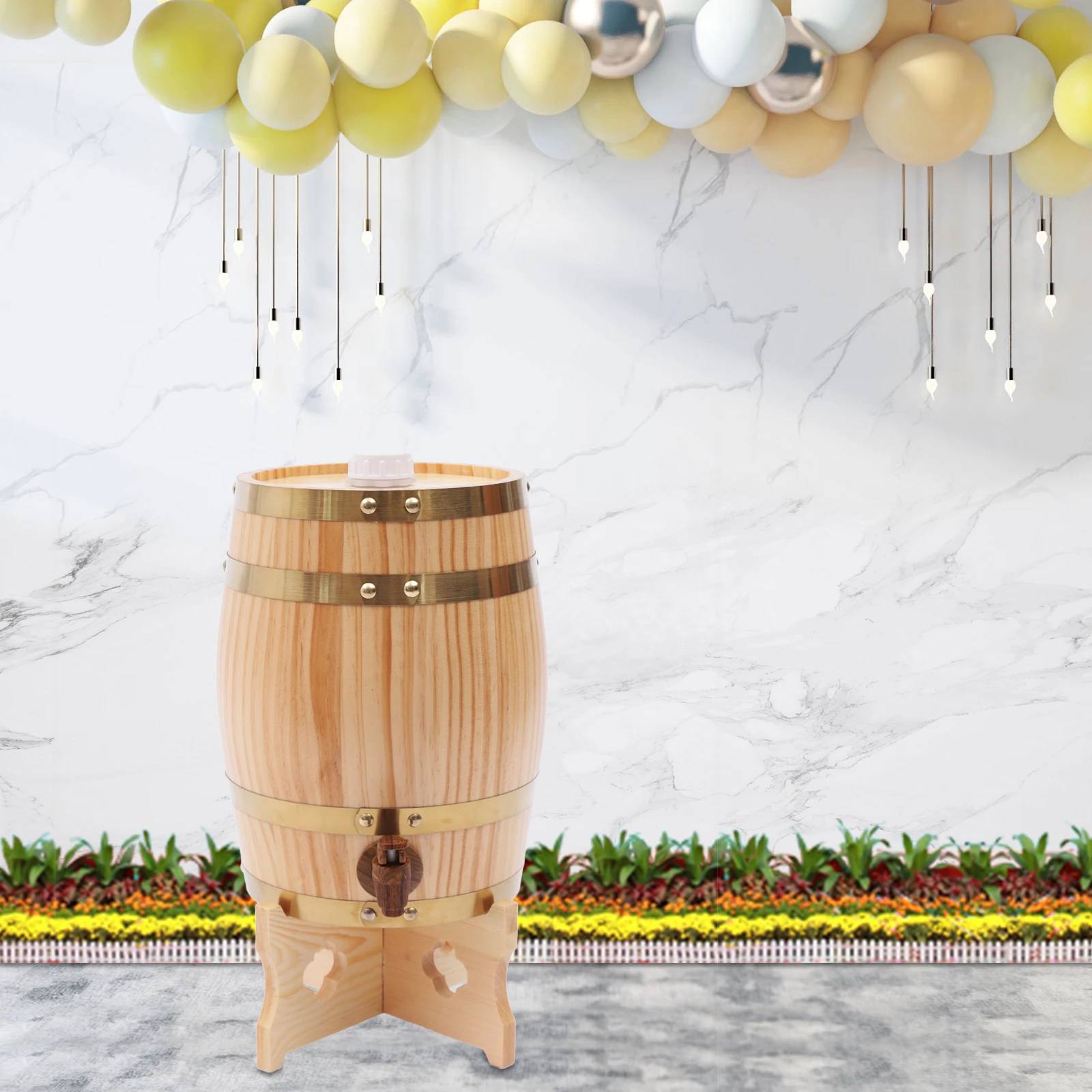 Wooden Wine Barrel,…
