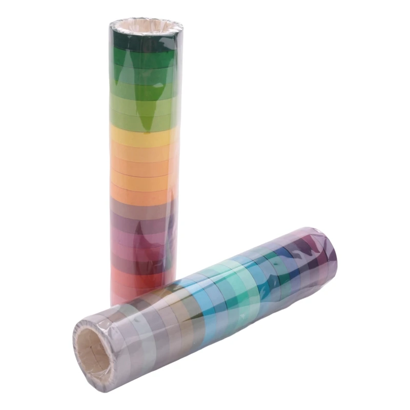 Conjunto de 40 rolos de fita Washi, fitas decorativas de mascaramento DIY para crianças e presentes deformagem (mistura)