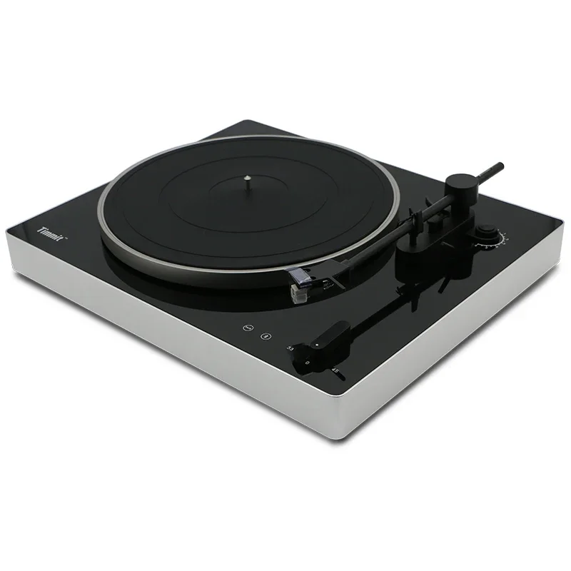 hot selling three-speed belt-drive vintage record  modern Lp  Phono  multiple black suitcase turntable player with BT USB