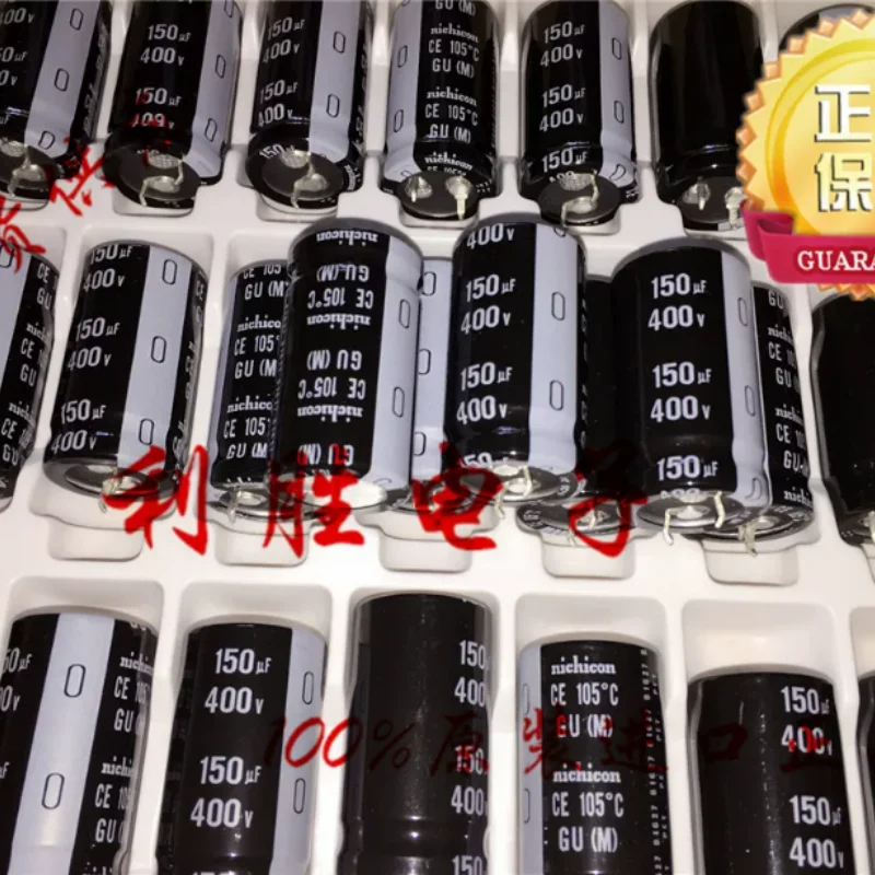 

10PCS-100PCS 150UF 400V Nichicon electrolytic capacitor 400V150UF 22 * 40 GU from Japan