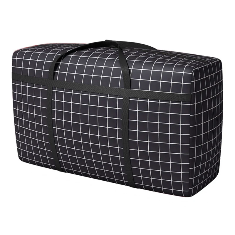 Sac de sport pliable étanche, sacs de rangement pour vêtements de voyage, sac à bagages portable, emballage mobile, fermeture éclair, épaissi, humidité