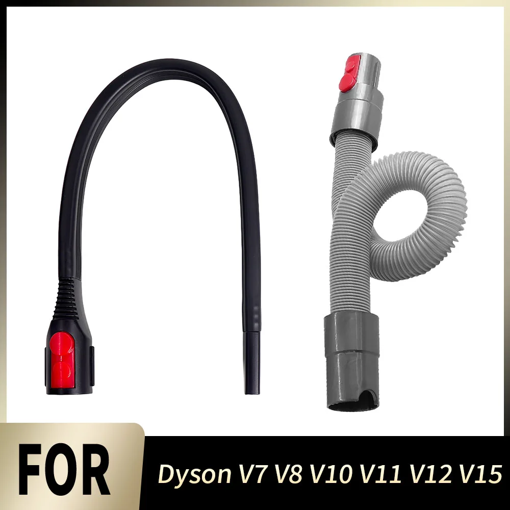 Flexibler Fugendüsen-Verlängerungsschlauch, flacher Saugdüsenkopf für Dyson V7 V8 V10 V11 V12 V15 Staubsaugerzubehör
