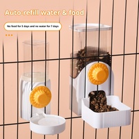 Automatic Hanging Cat Cage Water Dispenser & Feeder Large Capacity Leak-Proof Design Pet Watering System Pet Supplies