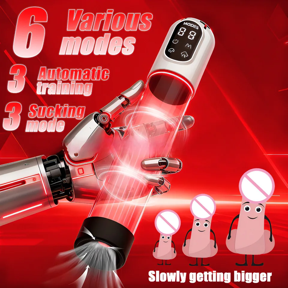 مضخة القضيب القضيب المكبر موسع الكهربائية القضيب مضخة تفريغ مع التدريب الذكي القضيب كم الذكور معدات الاستمتاع واللعب الجنسي للرجال #1