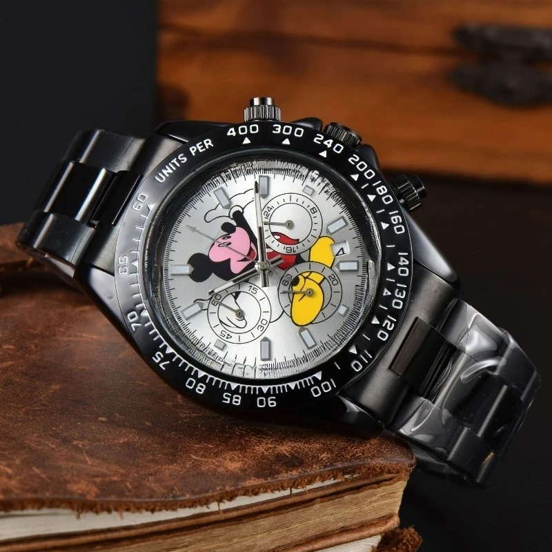 

Мужские высококачественные кварцевые часы из нержавеющей стали с сапфировым стеклом, светящимся календарем, деловой повседневный стиль для мужчин, бесплатно