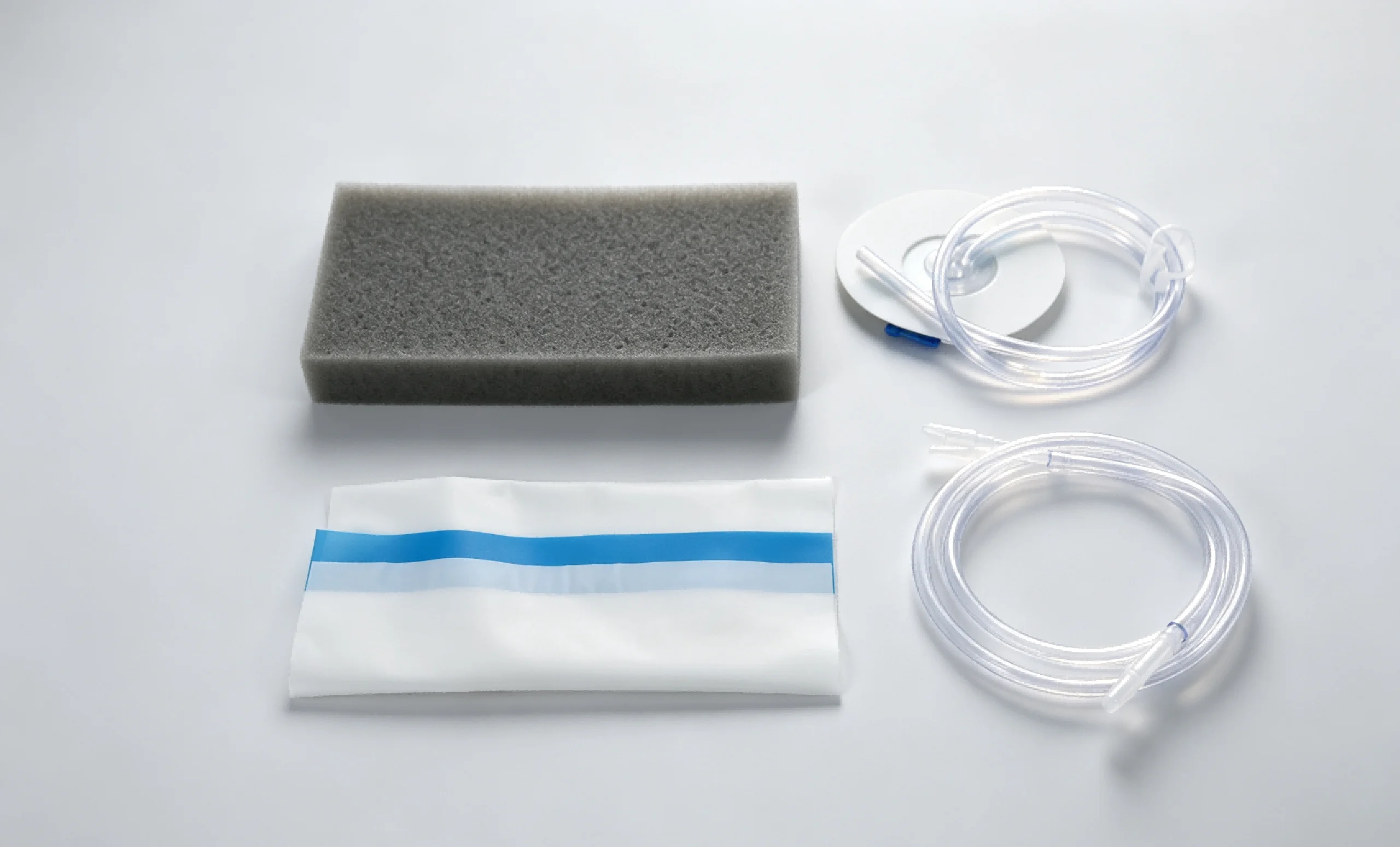 WELSUC Class II Disposable NPWT Dressing Kit Medical Wound Sponge Silver Ion Dressing  Rehabilitation Therapy Supplies