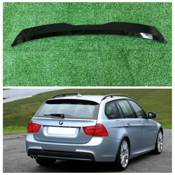 SPOILER EXTENSION For BMW 3 E91 M-PACK FACELIFT 3 Series Touring 2005-2012 ABS Plastic Car Tail Trunk Wing Rear Roof Spoiler