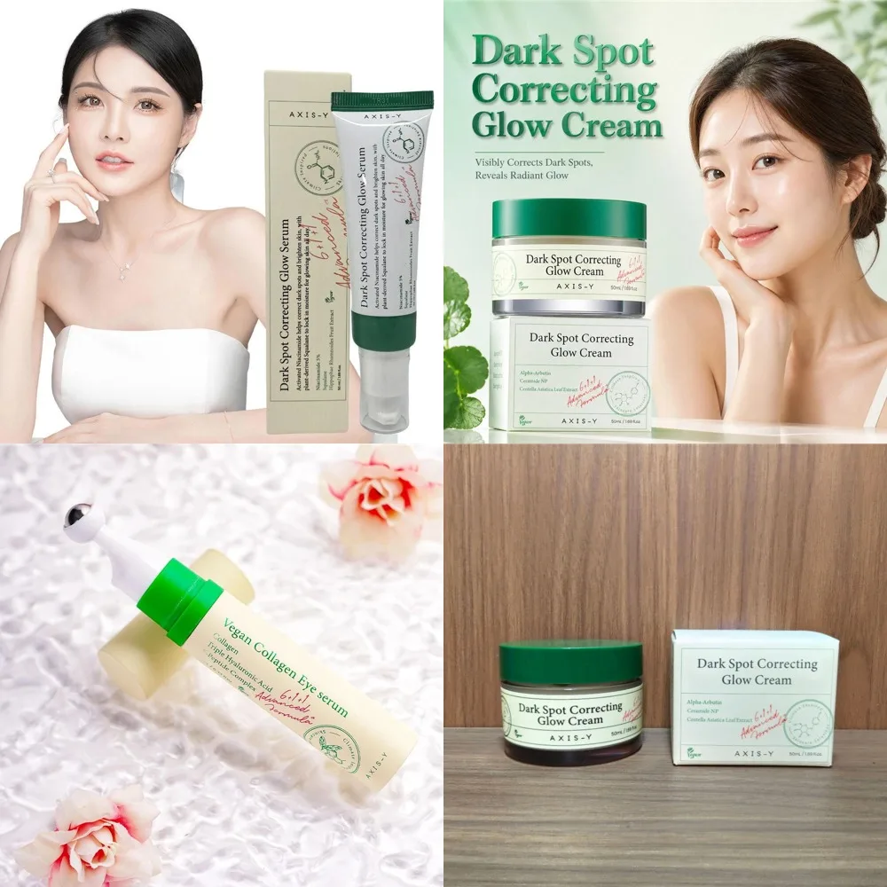 Dark Spots Remover Whitening Serum Face Freckle Melanin Correcting Anti Pigmentation Brightening Korean Day Night Skin Care 1set