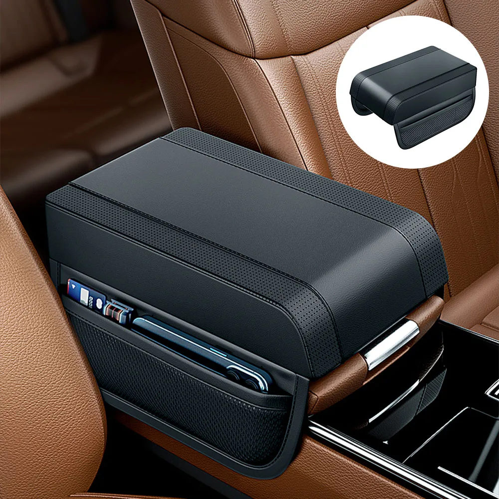 

Car Styling Car Armrest Pad Boosting Pad Lifter Auto Seat Gap Organizer Elbow Supportor Adjustable Car Center Console Arm Rest