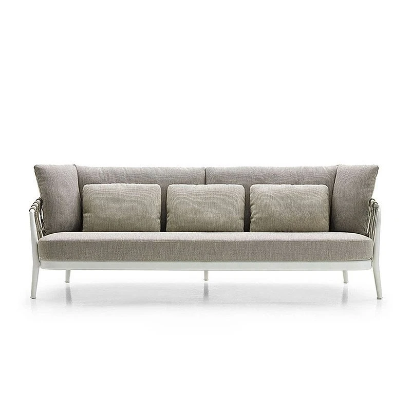 Outdoor sofa rattan chair, waterproof outdoor model room, rattan sofa