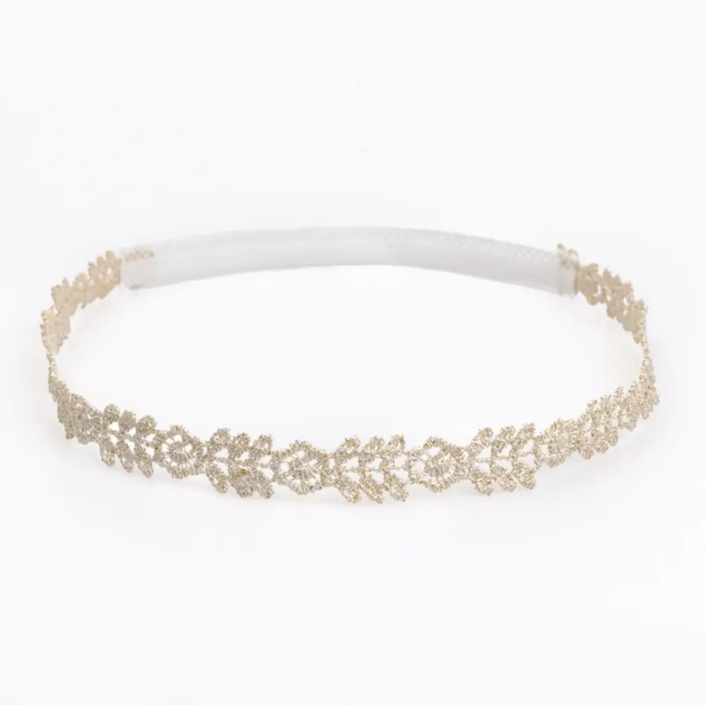 

New Cute Lace Headband Korean Mesh Baby Headband Flower Gold Hairband Photography Prop