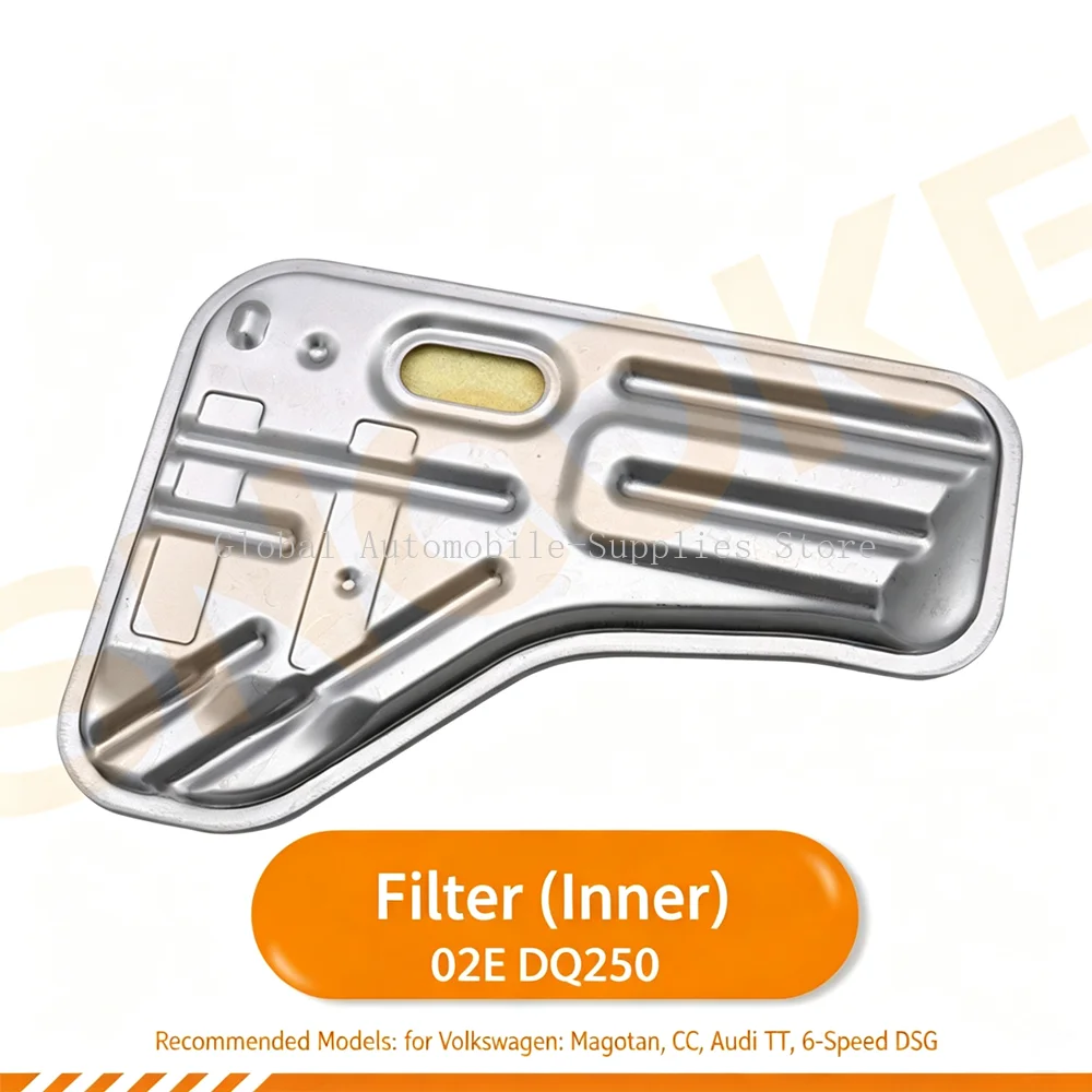 02E DQ250 Transmission Filter + Oil Pan Gasket Service Kit For VW Magotan CC for Audi TT Gearbox Fluid Change Maintenance Kit