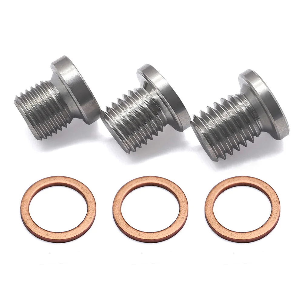 

M12 O2 Oxygen Lambda Sensor Blanking Plug Cap with Gasket Universal Fit