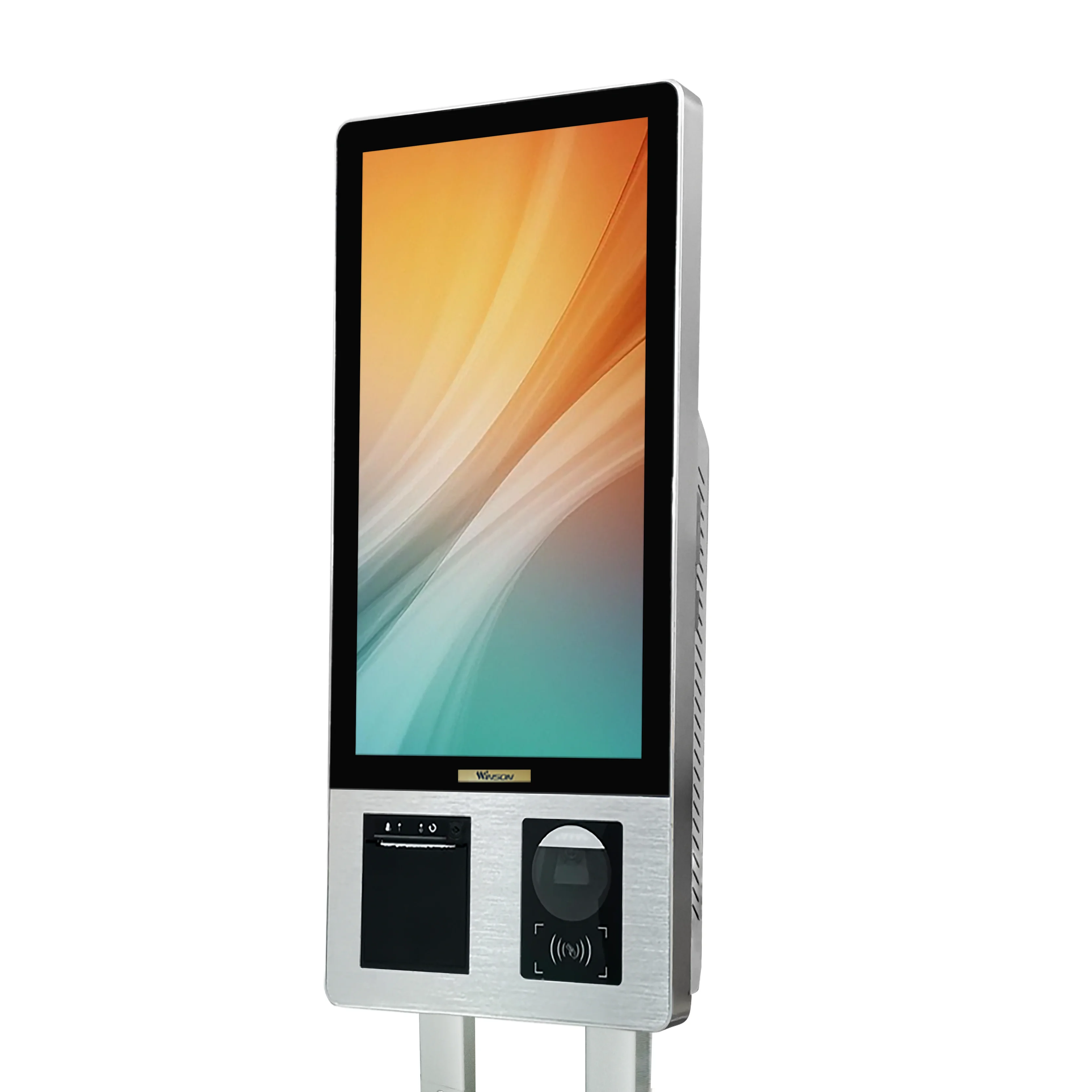 Winson Self service order payment touch screen kiosk self pay machine barcode scanner kiosk for chain store / restaurant