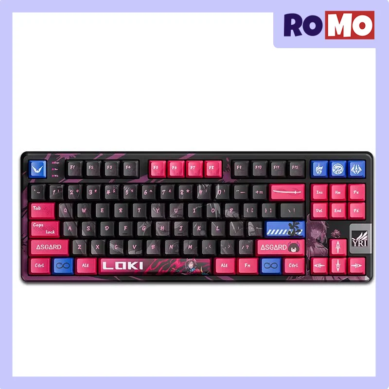 Valkyrie 87keys Vk87 Mechanical Keyboard Thri Mode Bluetooth Gasket Hot Swap Gaming Wireless Keyboard Rgb Bluetooth Keyboard