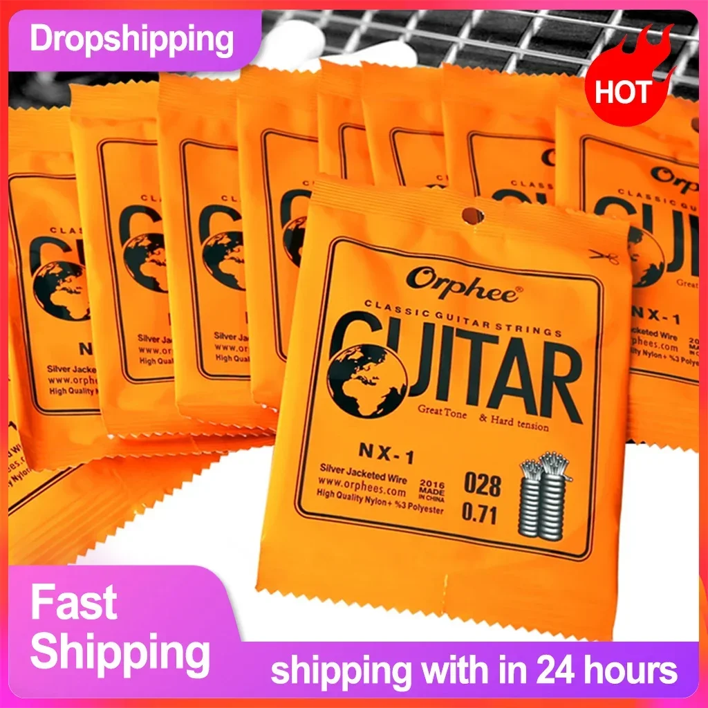 

Orphee Classical Guitar Strings Single String Silver Plated Wire Nylon Single Strings For Classic Acoustic Guitar Accessories