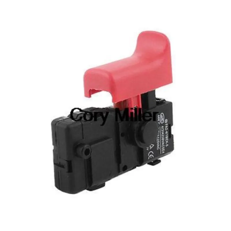 Electric Power Tool Part Impact Drill SPST Lock on Trigger Switch for Bosch 2-20/22/26 13RE