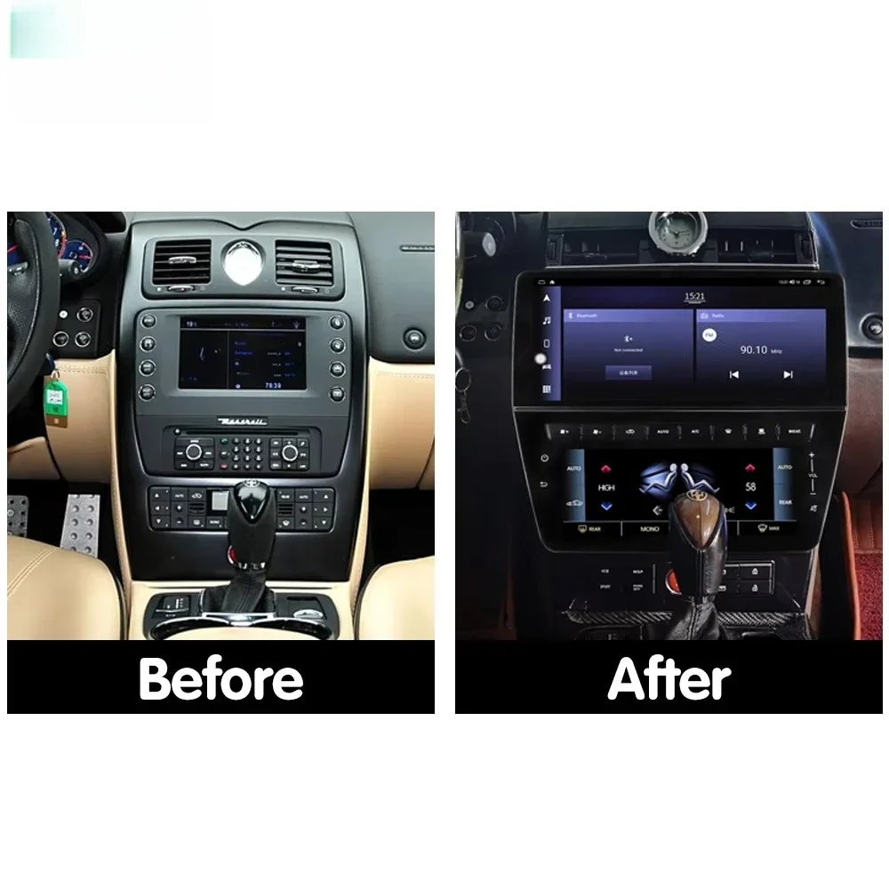 12.3'' Android Navigation+Air Conditioning Screen for 2004-2012 Car Head Unit Radio GPS Stereo CarPlay 4G