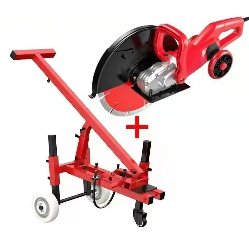 Efficient electric wall slotting machine Core motor 220V 6000W Long rod design 130mm Cutting depth