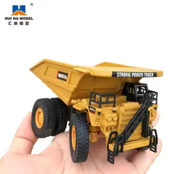 HUINA 1812 1/60 Mini Diecast Alloy Dump Loading Truck Model Metal Die Cast Car Toys Boys Vehicle Collection Home Decoration Gift