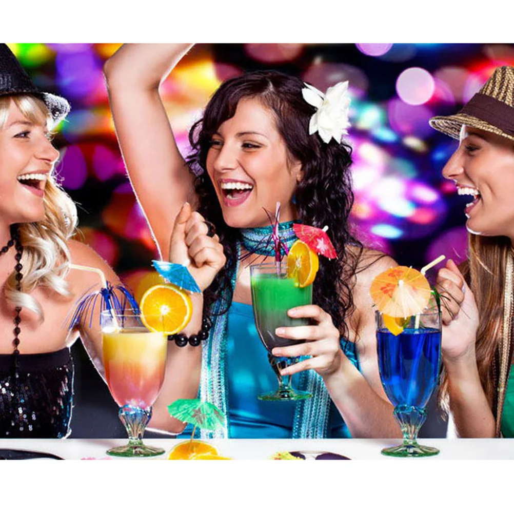 

100pcs Sparkler Picks Natural Wood Disposable Cocktail Sticks For Party Fruit Cake Bento Buffet Bar Ktv Hotel Supplies Mixed