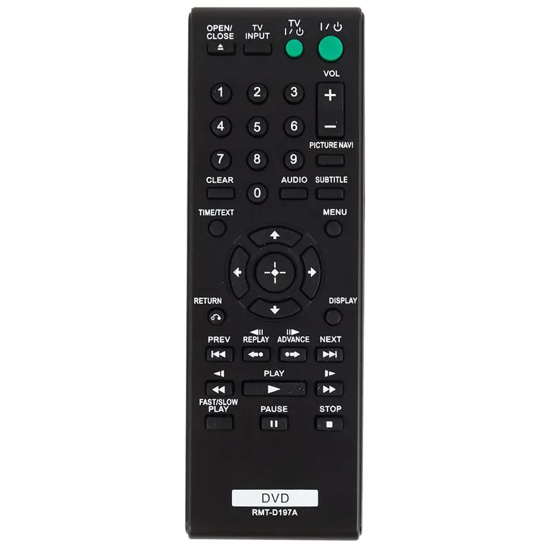 Rmt-D197A Smart Remote Control For Sony Dvd Dvp-Sr210 Dvp-Sr210p Dvp-Sr510h Dvp-Sr510