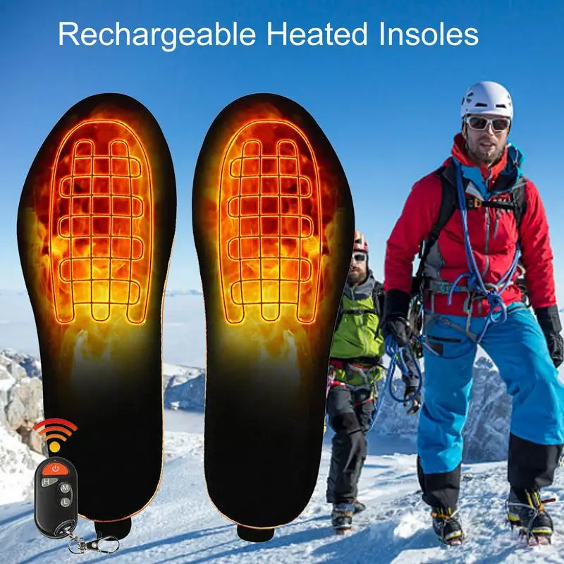 

Heated Insoles Winter Shoe Inserts USB Electric Insoles For Shoes Boot Keep Warm Washable Outdoor Sports Thermal Shoe Pads