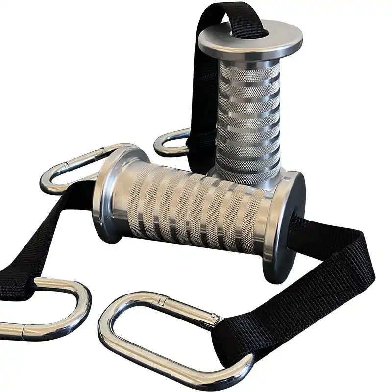 Image of 1 paar Aluminium Legierung Kegel Seil Grip Brust Griff Bizeps Trizeps Übung Drücken Unten Griff Fitness Ausrüstung Zubehör