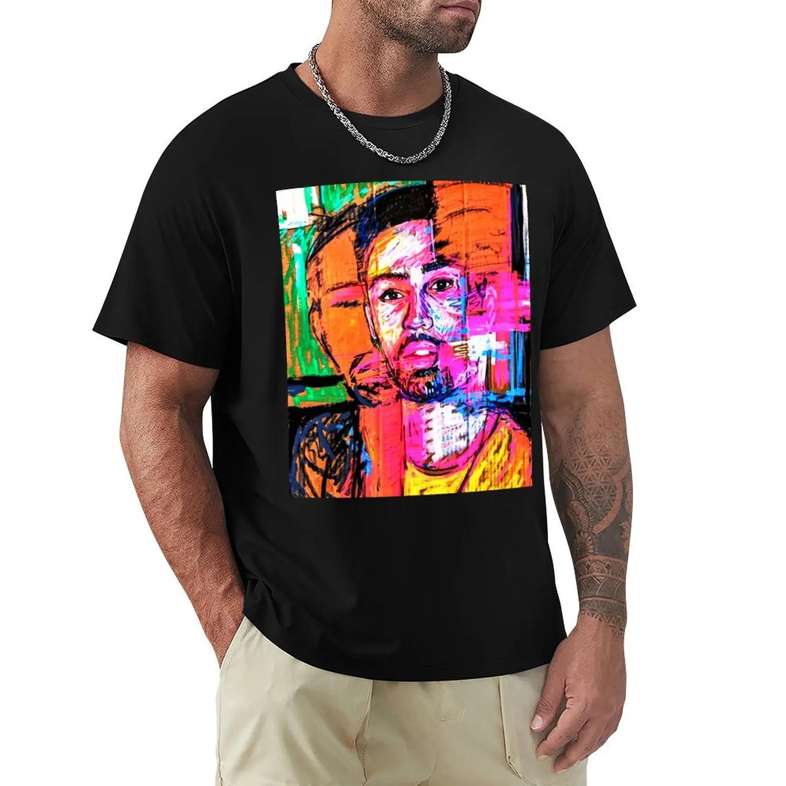 MAX Portrait Painting by @Art.By.JRL on IG T-Shirt oversized tops anime figures mens tall t shirts