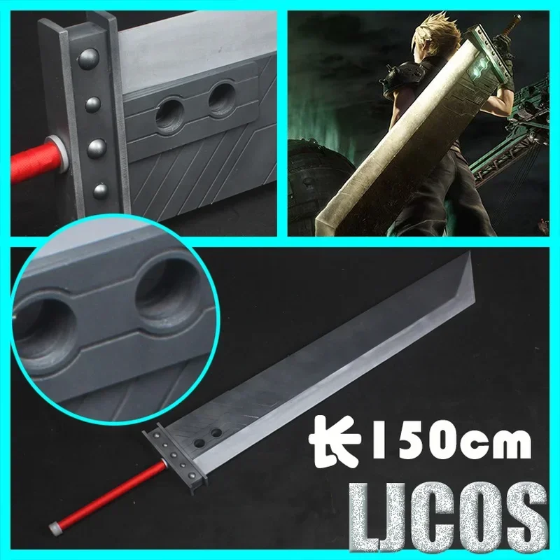 Game Final Fantasy VII Remaking FF7 Cloud Strife Sword Cosplay Halloween Christmas Gift Fancy Stage Performance Props