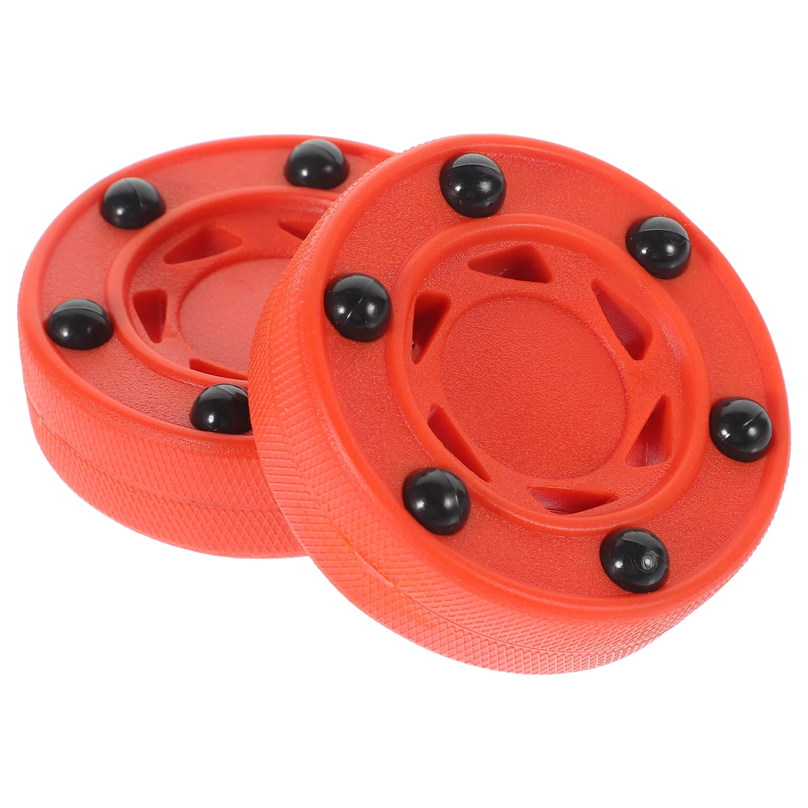 

2 Pcs Hockey Puck Training Roller Game Skating Dedicated for Practicing Inline Red Professional Child